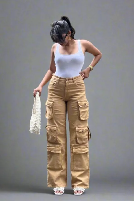 Kylie Stretch Cargo Jeans