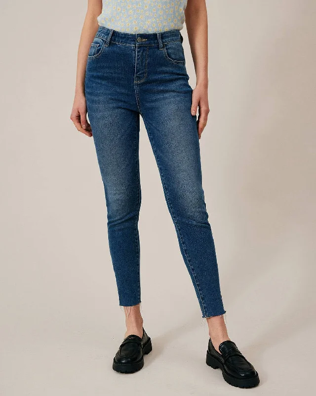 The Premium-fabric High-rise Skinny Jeans