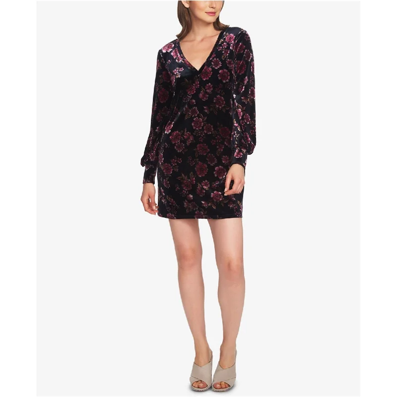 1.State Womens Velvet Blouson Dress