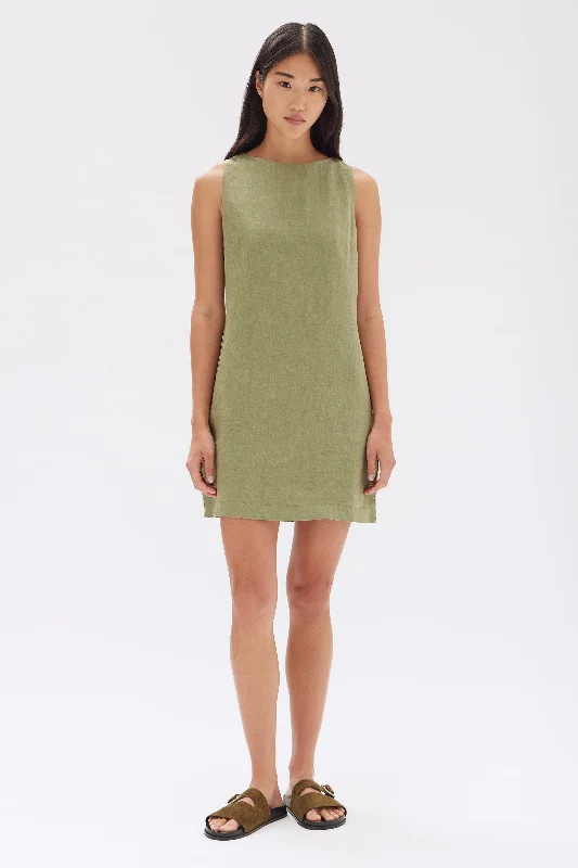 Nadine Linen Mini Dress