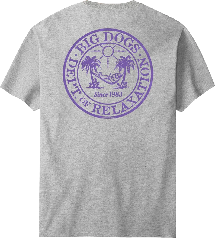 Relaxation Badge Purple T-shirt