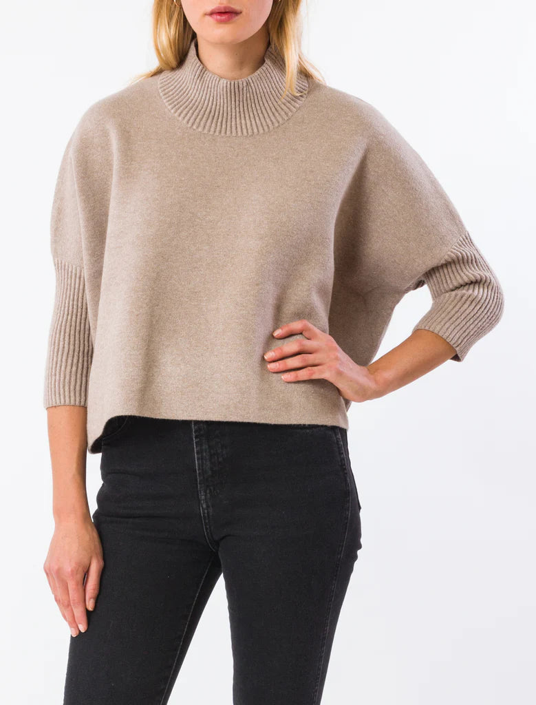 Light Taupe Aja Sweater