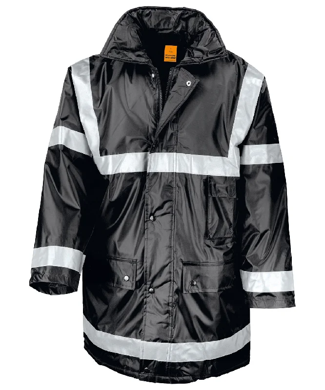 Black - Work-Guard management coat