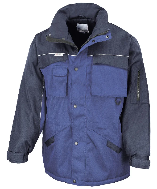 Royal/Navy - Work-Guard heavy-duty combo coat