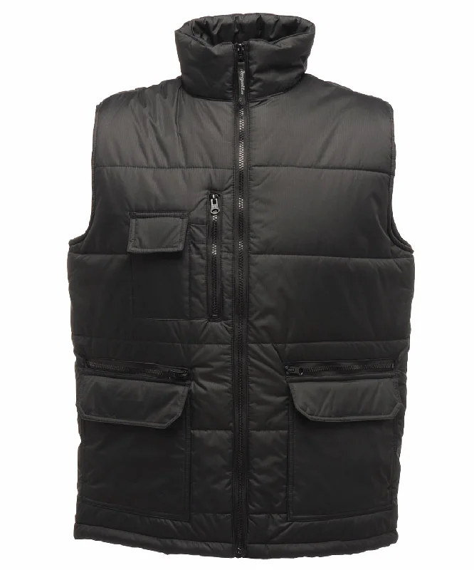 Black - Steller multi-zip bodywarmer